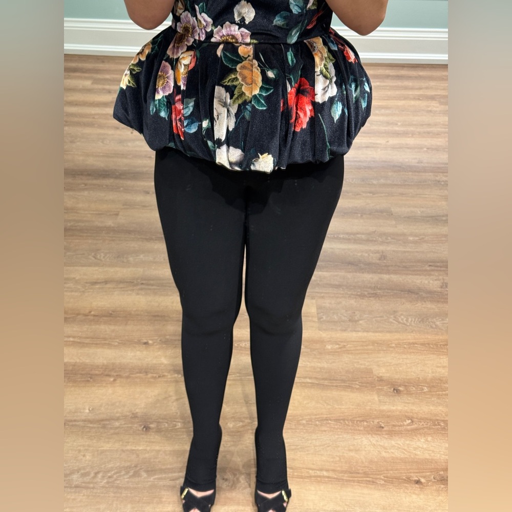 Brand new Norma Kamali leggings with footie- black colour available